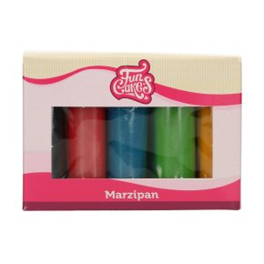 multipack marsipan mixade färger funcakes
