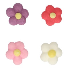 FunCakes Sockerdekorationer Små Blommor 32 st