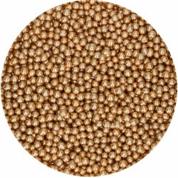 FunCakes Sugar Pearls medium Vintage Gold 80 g