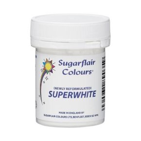 Superwhite Icing Whitener 20g Pulverfärg Sugarflair