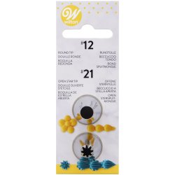 Wilton Decorating Tip #012, #021 set/2